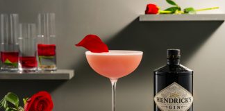 Hendrick's Gin Riviera Rose cocktail recipe