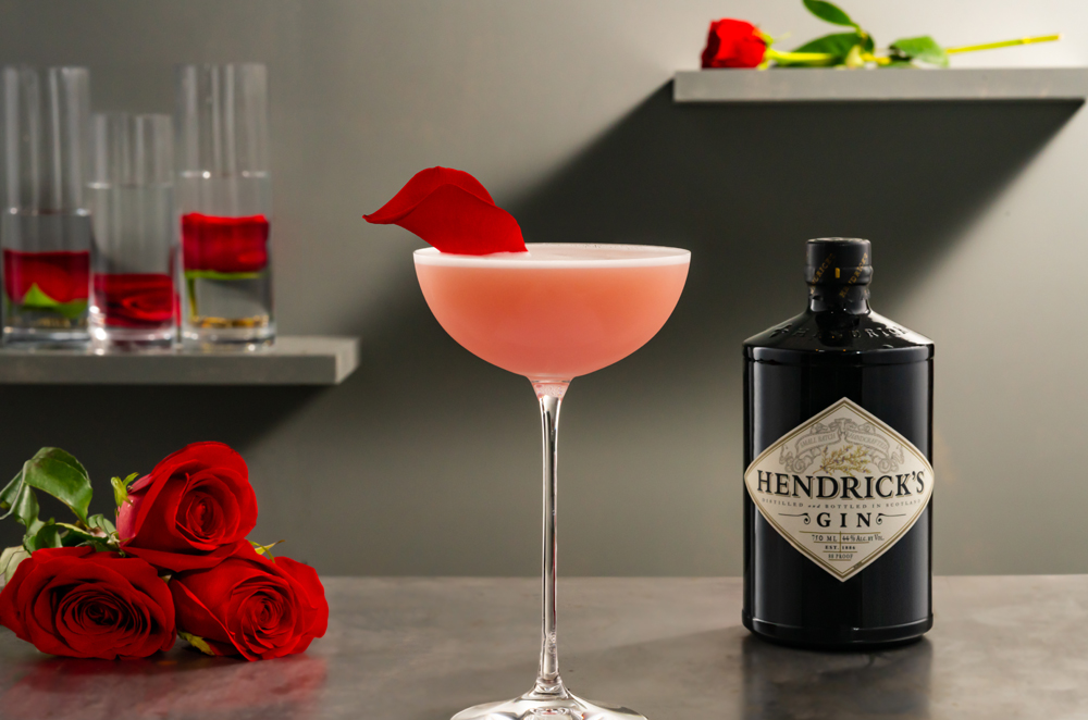 Hendrick's Gin Riviera Rose cocktail recipe