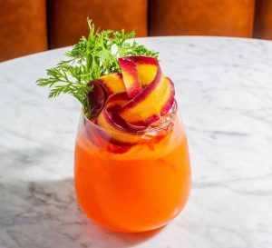 The Fat Radish Carrot Aperol Spritz cocktail recipe