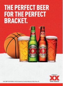 dos equis beer college basketball