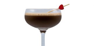Chocolate Heart Cocktail recipe Monin