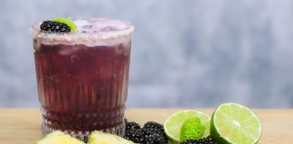 Corralejo Tequila Pineapple & Blackberry Margarita cocktail recipe