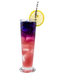 The Violet Hour mocktail recipe Monin