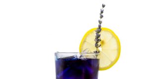 The Violet Hour mocktail recipe Monin