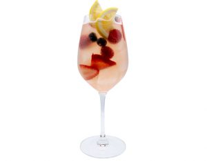 Lavender Sparkling Sangria cocktail recipe