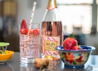 Fragole on Ice Mezzacorona cocktail recipe