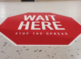 New Social Distancing Floor Graphics and Decals sinalite COVID-19 graphics