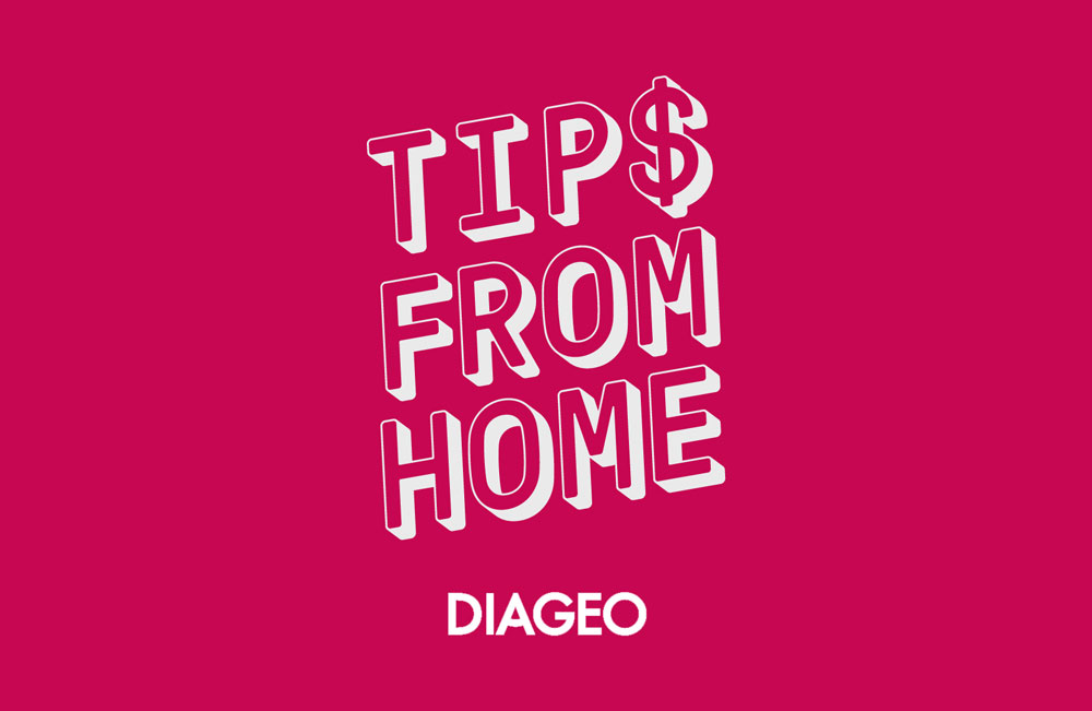 Tips from Home Diageo COVID-19 bartender aid
