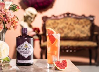 Quarantine Cocktail Recipes Hendrick's Gin Pocket Full of Posies cocktail recipe