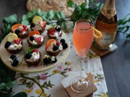 Korbel Grapefruit Mimosa mother's day cocktail recipe
