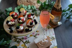 Korbel Grapefruit Mimosa mother's day cocktail recipe