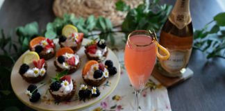 Korbel Grapefruit Mimosa mother's day cocktail recipe