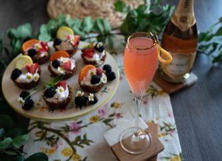 Korbel Grapefruit Mimosa mother's day cocktail recipe