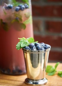 blueberry mint smash memorial day cocktail recipes