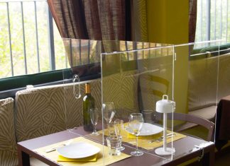 table divider in restaurants hostmilano