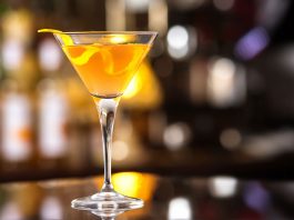 Mandarin Orange Martini Vegas Baby Vodka cocktail recipe