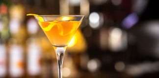 Mandarin Orange Martini Vegas Baby Vodka cocktail recipe