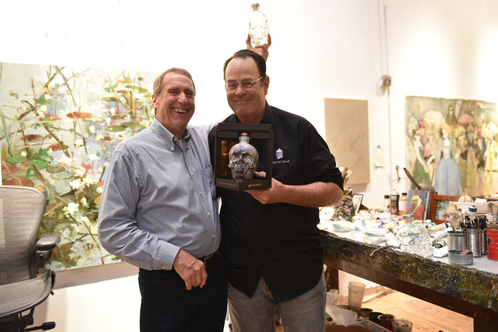 Dan Aykroyd Crystal Head Vodka Artist John Alexander