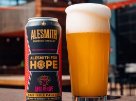 Anvil of Hope AleSmith for Hope Hazy IPA
