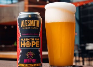 AleSmith and Anvil of Hope Brew Support for Frontline Workers Anvil of Hope AleSmith for Hope Hazy IPA