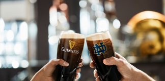 The University of Notre Dame Guinness fighting irish
