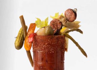 The Overachiever Bloody Mary seagram's vodka bloody mary