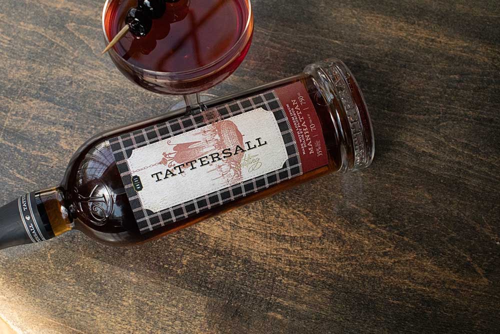 Tattersall bottled Manhattan