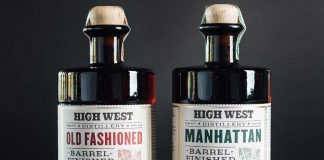 high west distillery barrel-aged cocktail