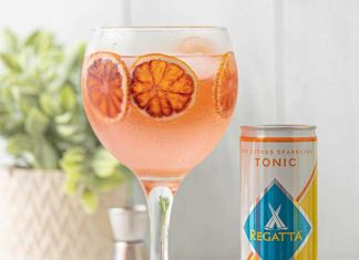 Blood Orange G&T gin and tonic