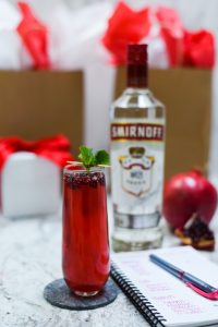 pomegranate mimosa smirnoff