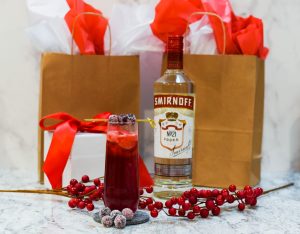 smirnoff winter cranberry mimosa