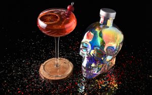 Midnight Sparkle crystal head vodka new year's eve cocktail recipe