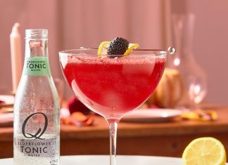 Blackberry Fizz q mixers cocktail recipe