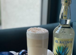 Hanukkah Cocktail: Kislev Fizzer el sativo tequila hanukkah cocktail