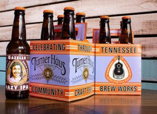 Tennessee Brew Works & Turner Haus Brewery “Celebrate Community Through Craft Beer” Gazelle Hazy IPA