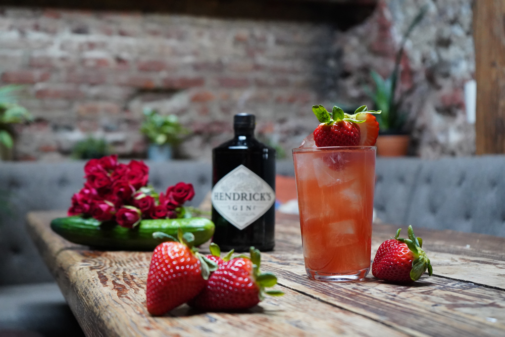 Hendrick's strawberry cocktail recipe