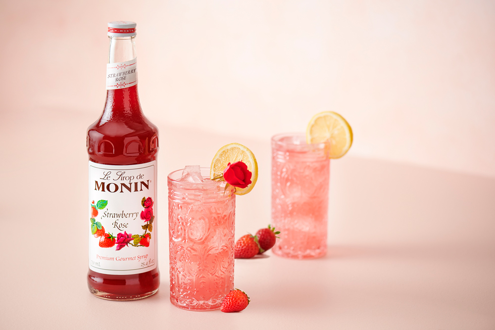 Monin strawberry rose 