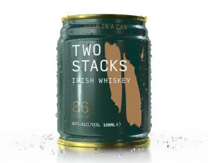 Two Stacks Irish Whiskey Dram in a Can