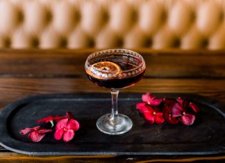 Skrewball Cocktail Recipes for International Whiskey Day skrewball cocktail recipe misfit manhattan