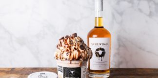 Skrewball Peanut Butter Chocolate Swirl Whiskey ice cream