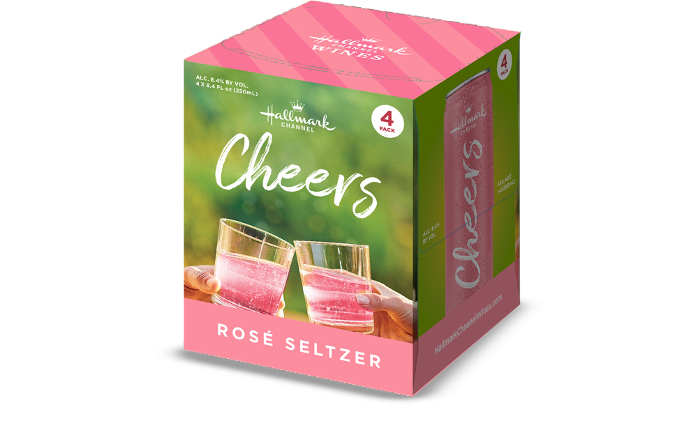 Hallmark wines CHEERS Rosé Seltzer