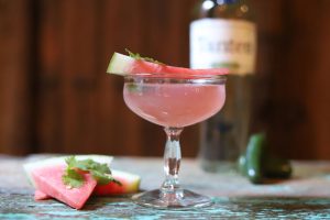 spicy watermelon margarita