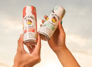 malibu cocktails in a can