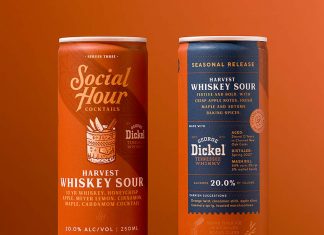 George Dickel and Social Hour Release New Premium RTD Cocktail: The Harvest Whiskey Sour harvest whiskey sour