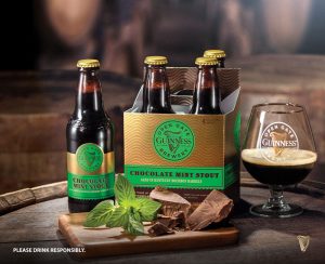 Guinness Chocolate Mint Stout Aged in Kentucky Bourbon Barrels