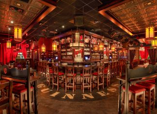 Top Off Your Bar Design With a Unique & Custom Ceiling five roses pub ceilume