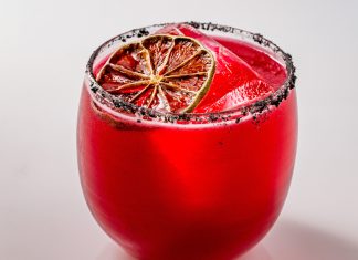 National Margarita Day Recipes hibiscus margarita