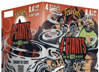 Founders Brewing Co. Announces 4 Giants and the Haze of Destiny founders 4 giants