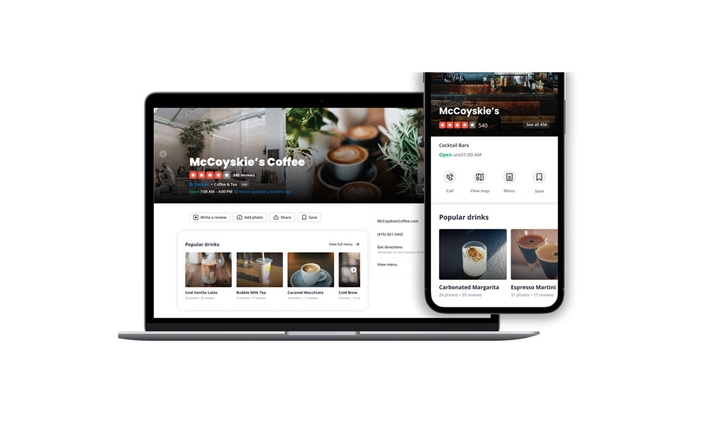 yelp popular drinks