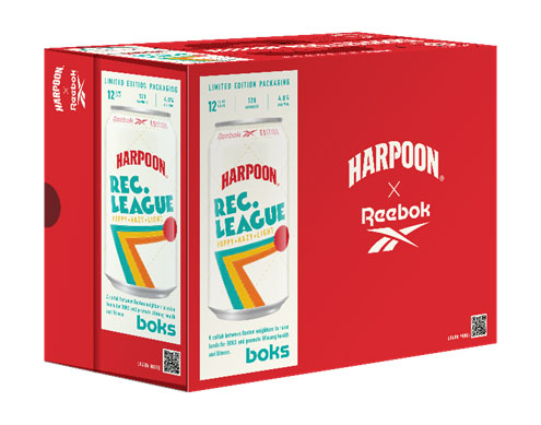 harpoon rec beer reebok beer